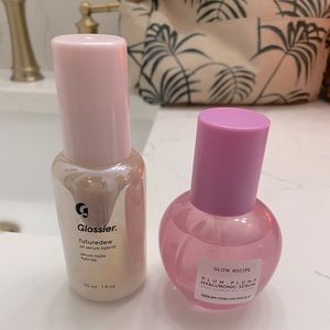 Glossier futuredew and glow recipe serum bundle